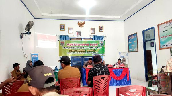 MUSDES PERUBAHAN APBDesa Tahun 2025